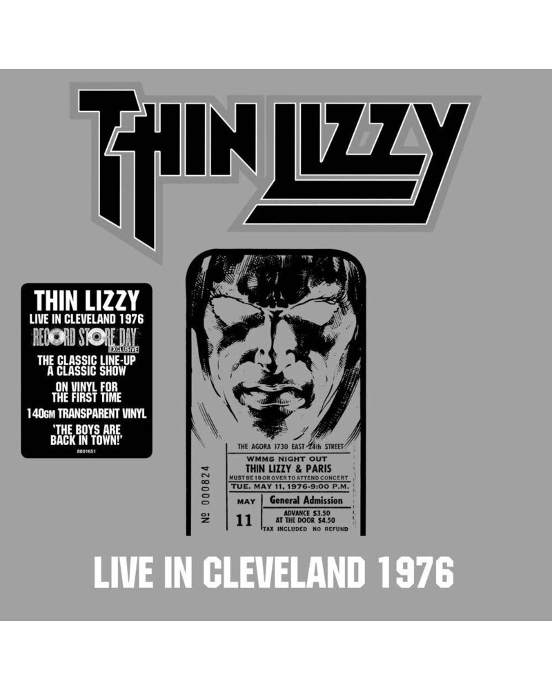 THIN LIZZY: LIVE IN CLEVELAND 1976 LP | RSD 2026 — LP viršelis