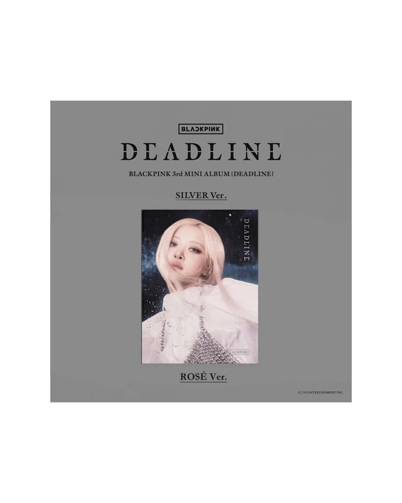 BLACKPINK – Deadline (Silver Ver. Rosé) (CD) — viršelis