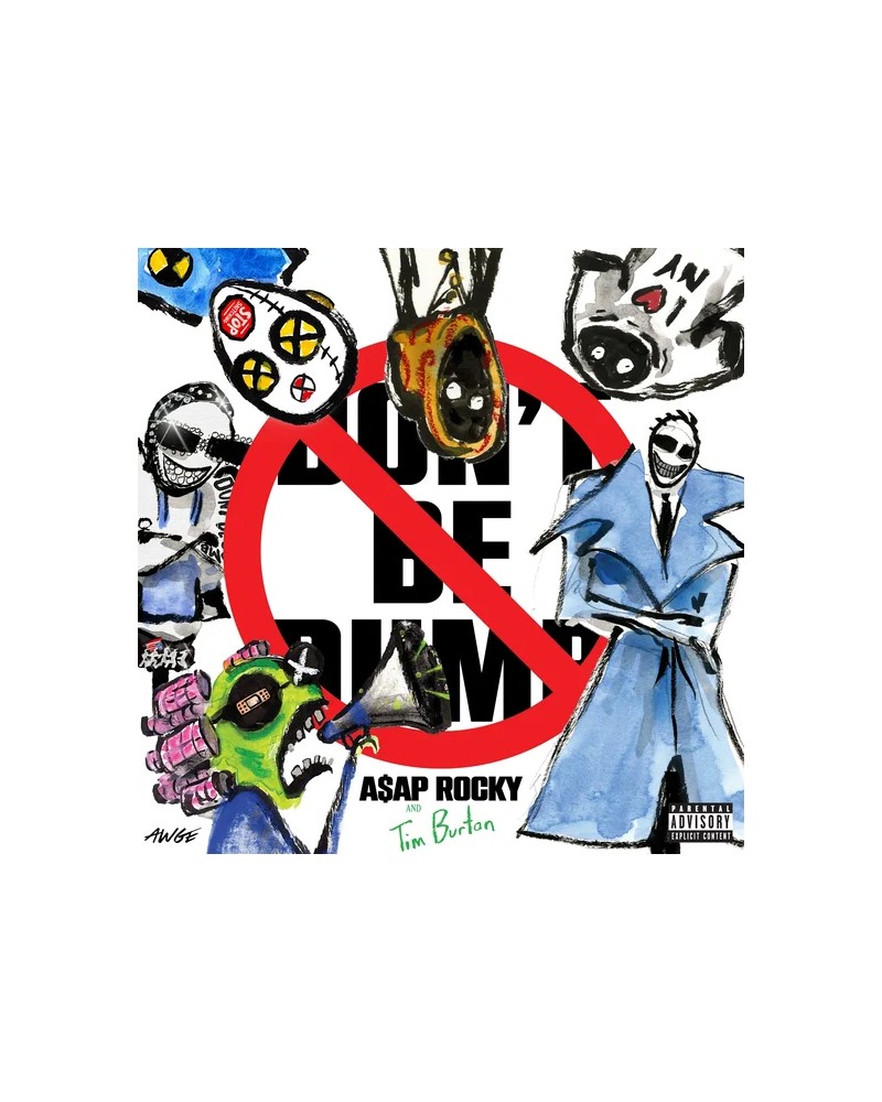 A$AP Rocky – Don't Be Dumb (CD) — viršelis