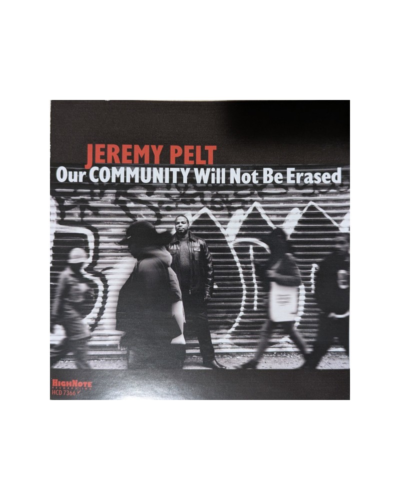 Jeremy Pelt – Our Community Will Not Be Erased (CD) — viršelis