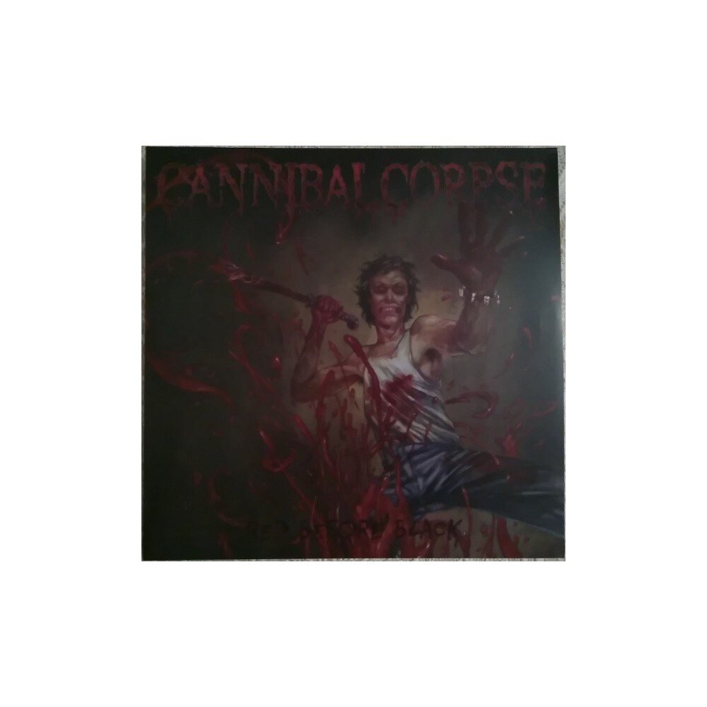 CANNIBAL CORPSE: RED BEFORE BLACK LP — Vinilas viršelis