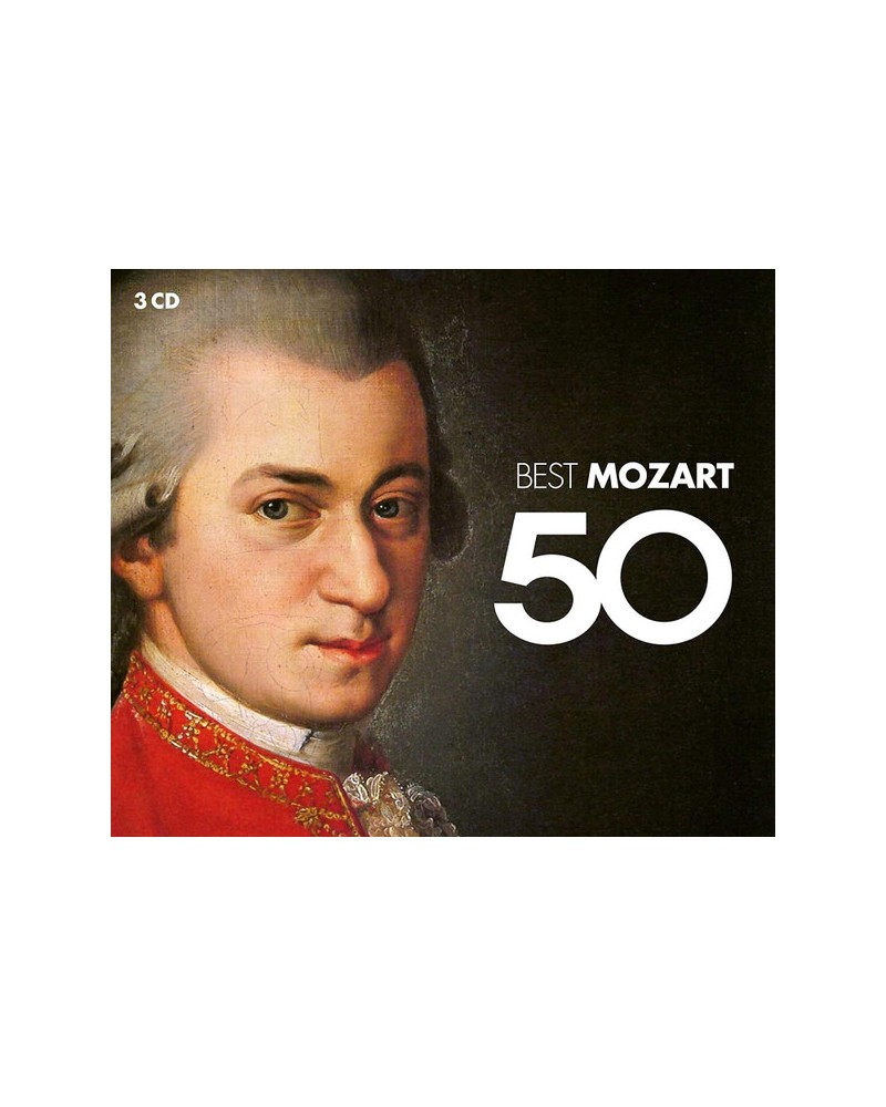 W. A. Mozart – 50 Best Mozart (3CD) — viršelis
