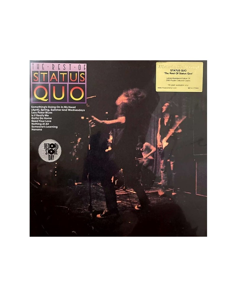 Status Quo – The Rest Of Status Quo (vinilo plokštelė) — viršelis