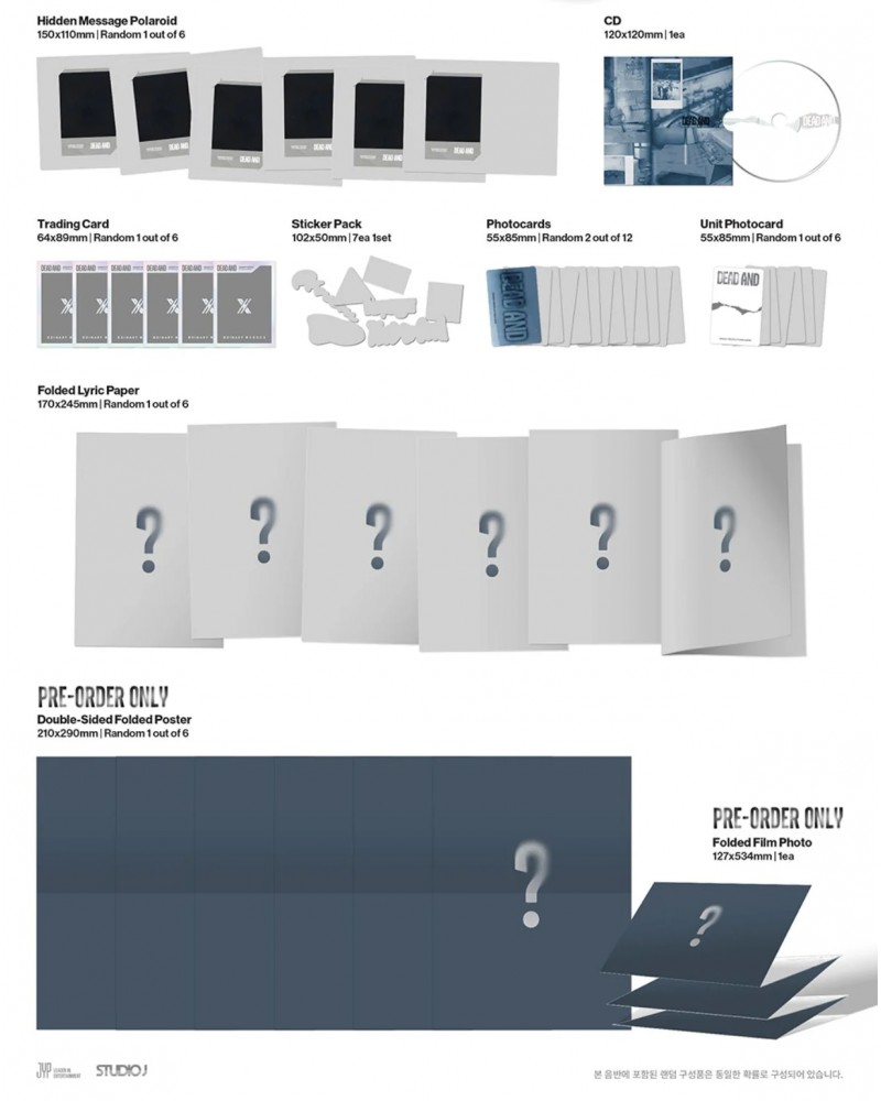 Xdinary Heroes — DEAD AND (Random Photobook Ver.) (K-POP) | iMuzika.lt