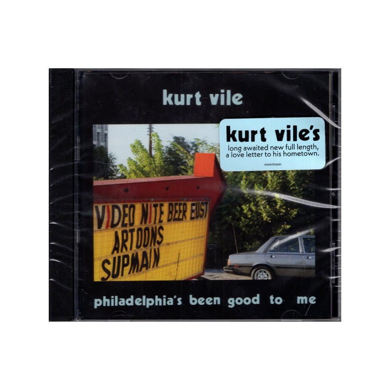 KURT VILE: PHILADELPHIA'S BEEN GOOD TO ME 1CD — CD viršelis