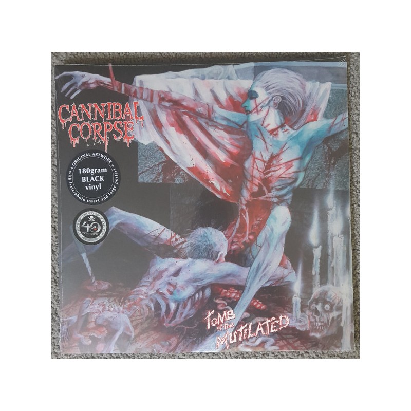 Cannibal Corpse – Tomb Of The Mutilated (vinilo plokštelė) — viršelis