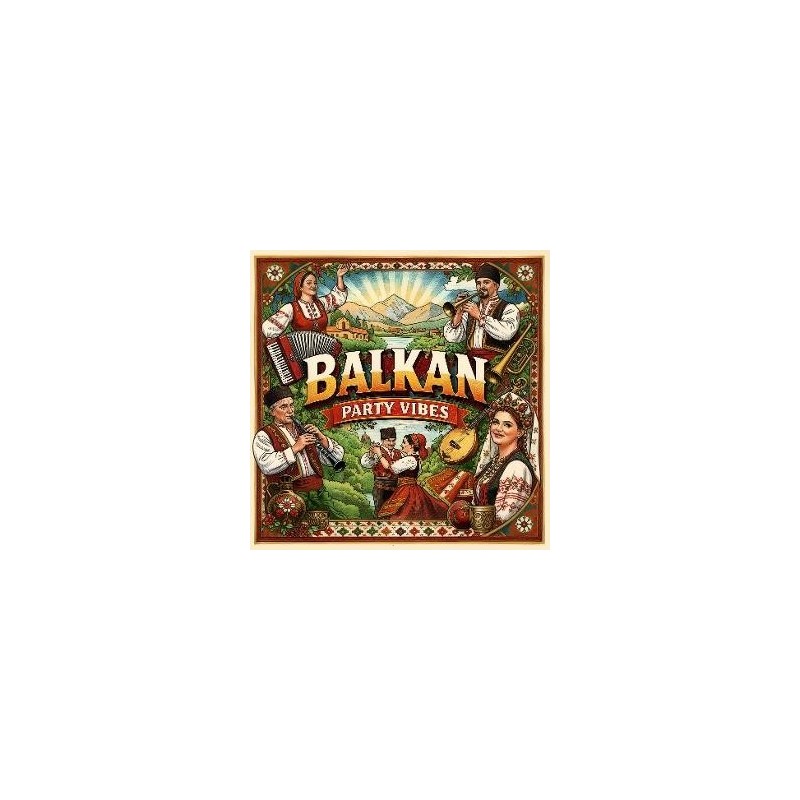 Various Artists – Balkan Party Vibes (2 CD) — viršelis