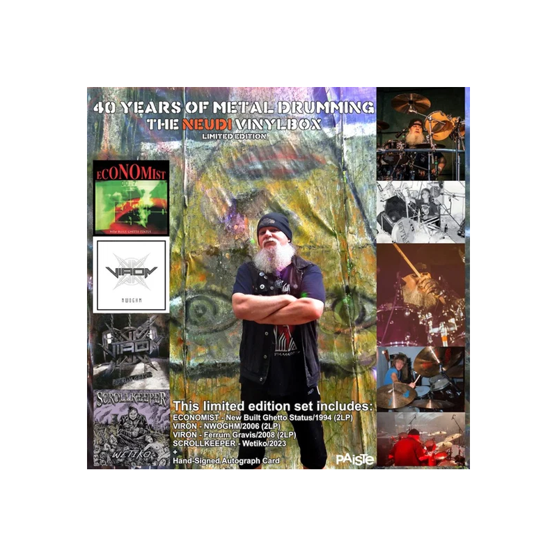 Various Artists – 40 Years Of Metal Drumming (7 LP) — viršelis