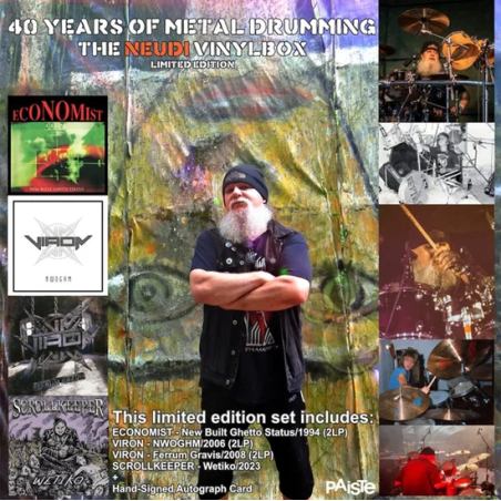Various Artists – 40 Years Of Metal Drumming (7 LP) | iMuzika.lt