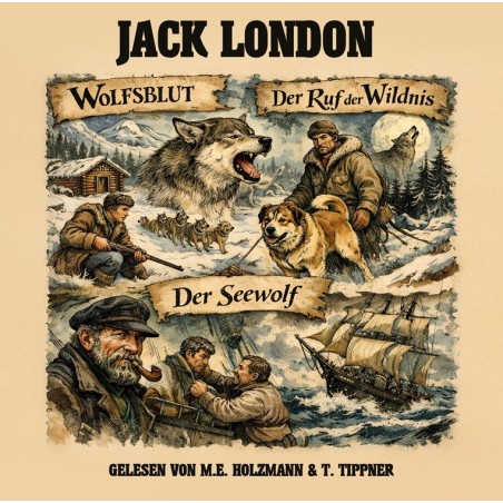 Jack London, M.E. Holzmann, T. Tippner (4 CD) | iMuzika.lt