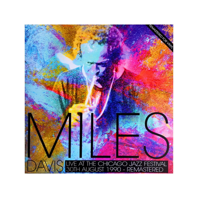 DAVIS MILES: LIVE AT THE CHICAGO JAZZ FESTIVAL 1990 1LP — Vinilas viršelis