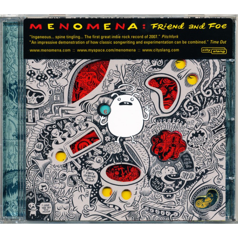 MENOMENA: FRIEND AND FOE CD — CD viršelis