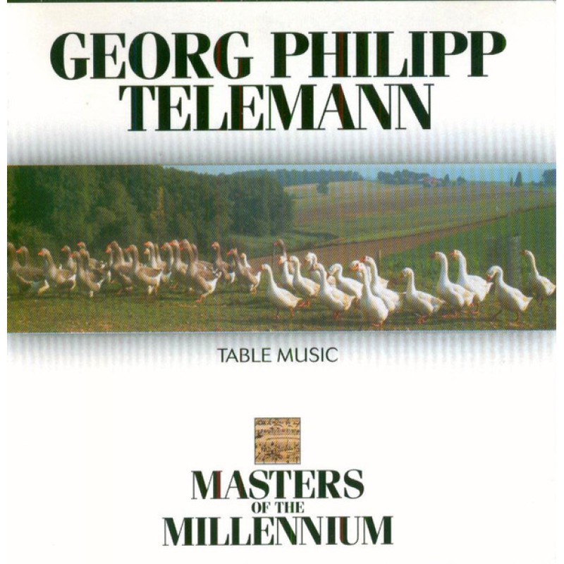 MASTERS OF THE MILLENIUM: TELEMANN. TABLE MUSIC CD — CD viršelis