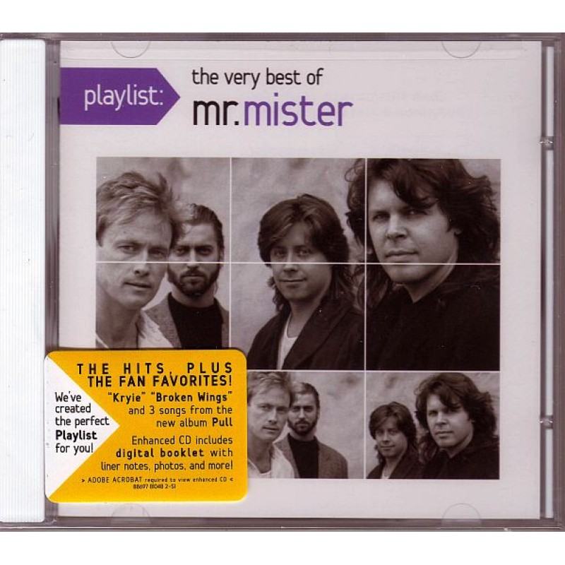 MR.MISTER: PLAYLIST - VERY BEST OF CD — CD viršelis