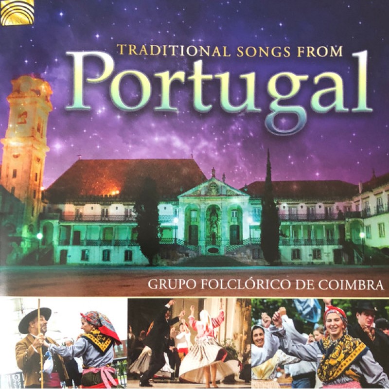 GRUPO FOLCLORICO DE COIMBRA: TRADITIONAL SONGS FROM PORTUGAL CD — CD viršelis
