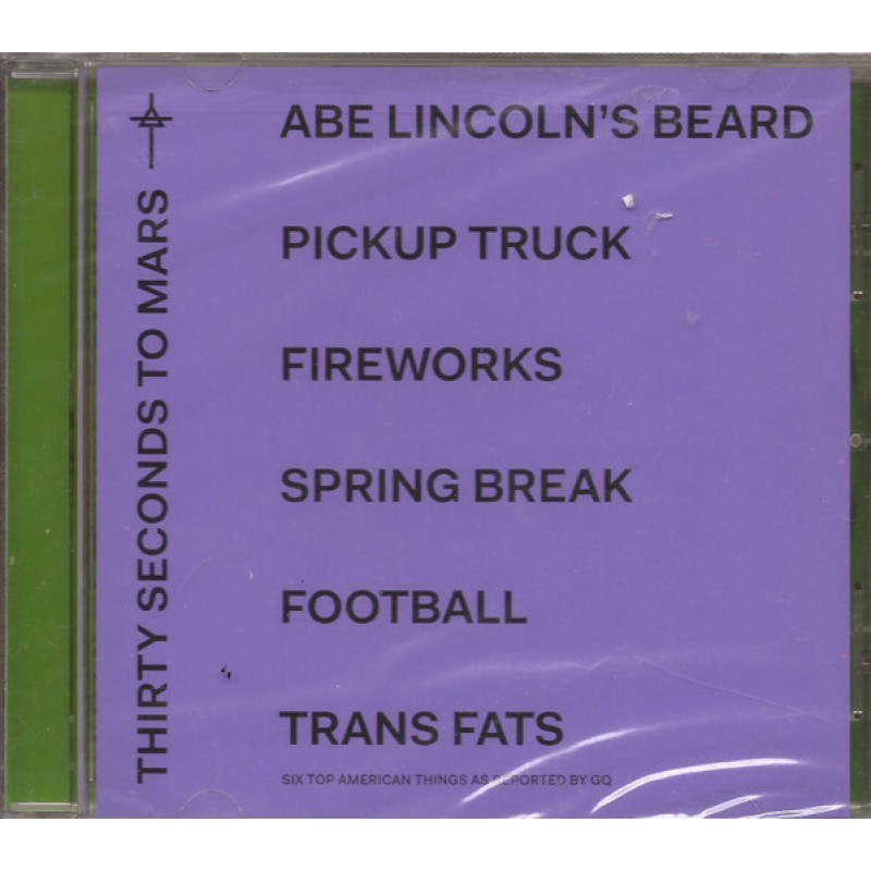 THIRTY SECONDS TO MARS: AMERICA CD — CD viršelis