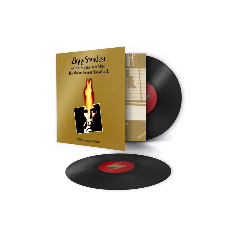 DAVID BOWIE: ZIGGY STARDUST AND THE SPIDERS FROM MARS (MOTION PICTURE SOUNDTRACK) 2LP — LP viršelis