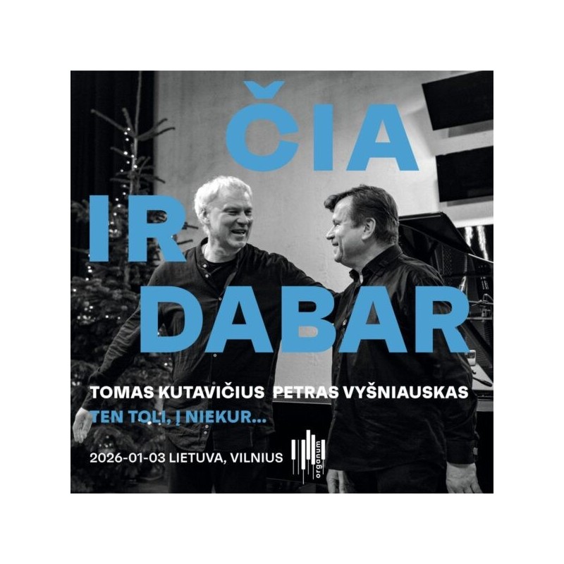 Kutavičius Tomas ir Vyšniauskas Petras: Ten Toli Į Niekur. Čia Ir Dabar LP — LP viršelis