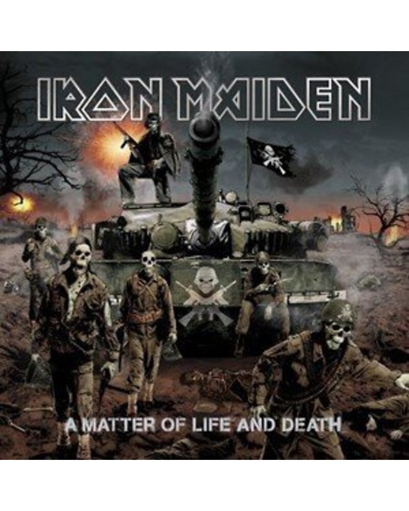 IRON MAIDEN — A MATTER OF LIFE AND DEATH 2LP — viršelis