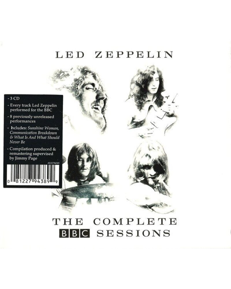 LED ZEPPELIN: COMPLETE BBC SESSIONS 3CD — CD viršelis
