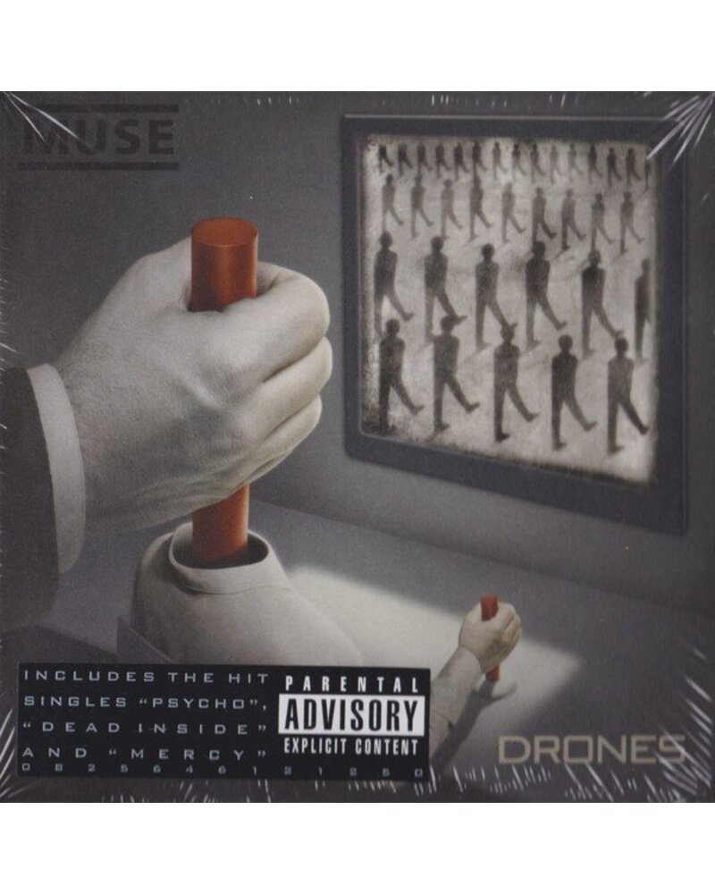 MUSE: DRONES 1CD — CD viršelis