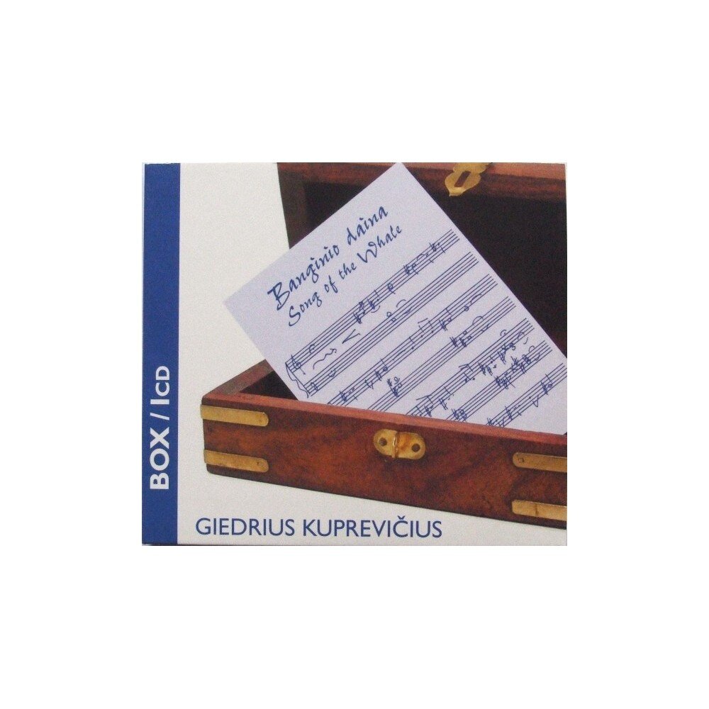 Giedrius Kuprevičius – Banginio Daina (CD) — viršelis