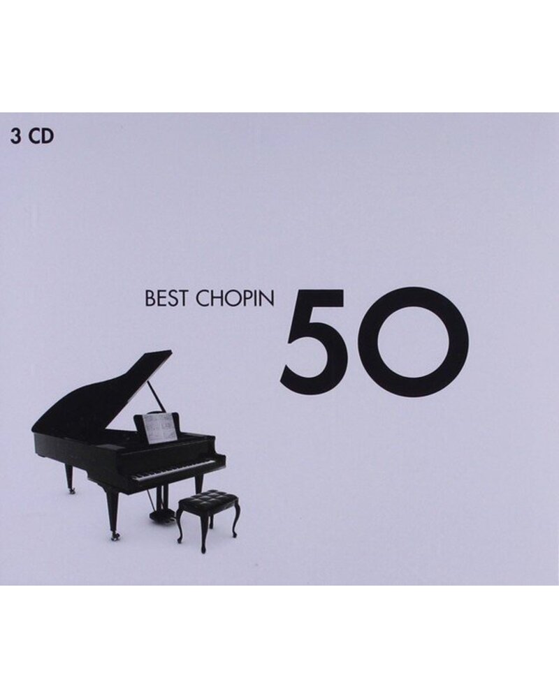 CHOPIN: 50 BEST CHOPIN 3CD — CD viršelis