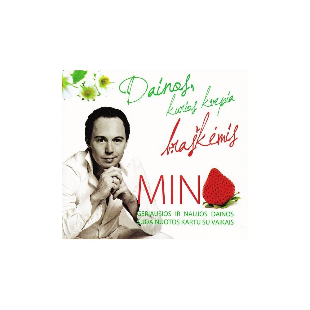 Mino – Dainos, Kurios Kvepia Braškėmis (CD) — viršelis
