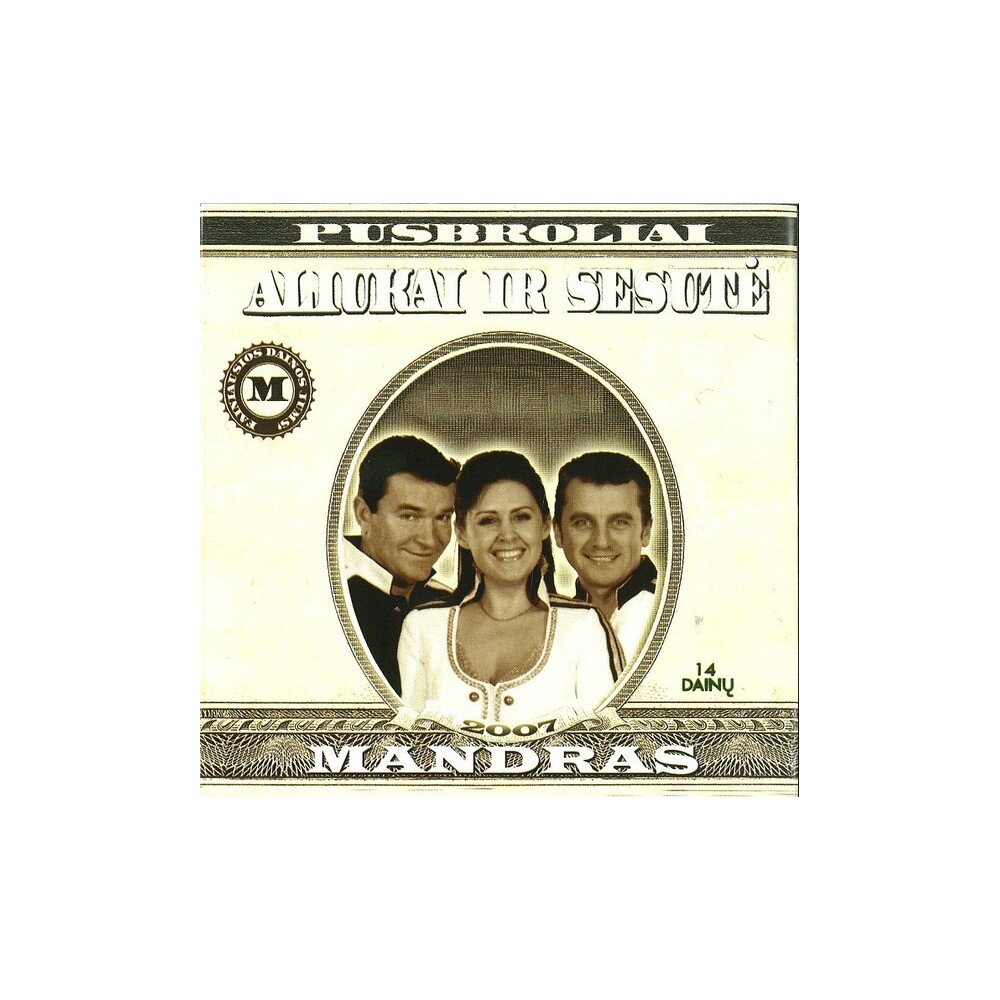 Pusbroliai Aliukai Ir Sesutė – Mandras (CD) — viršelis